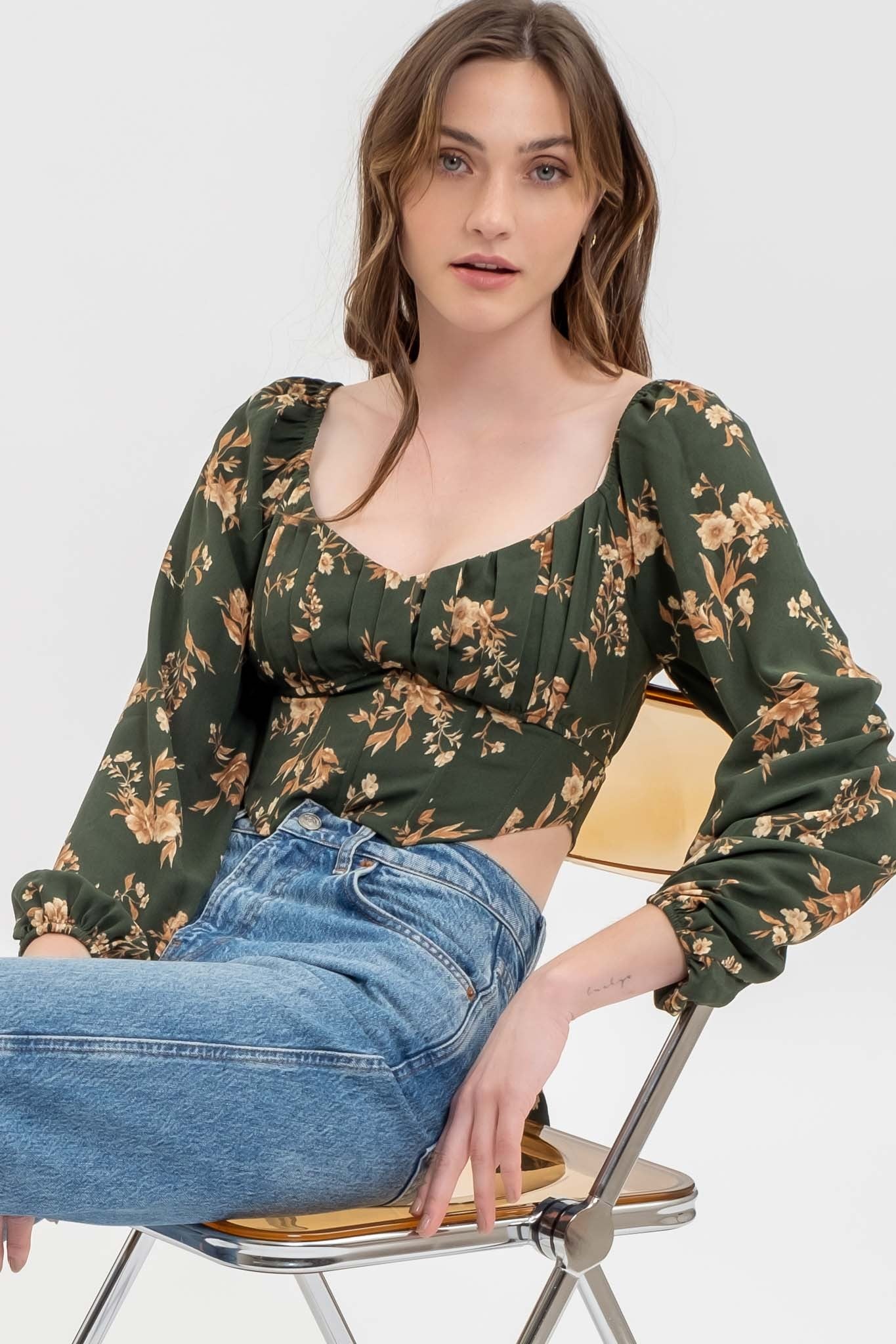 Blooming Corset Blouse