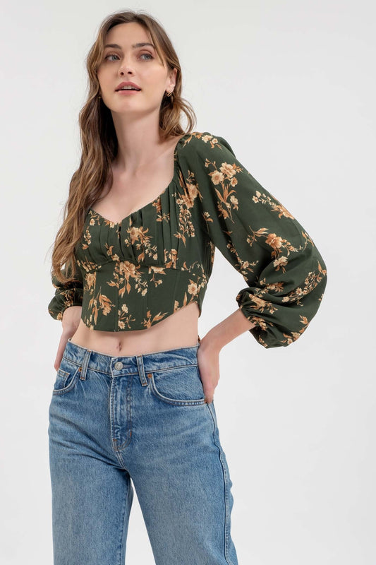 Blooming Corset Blouse