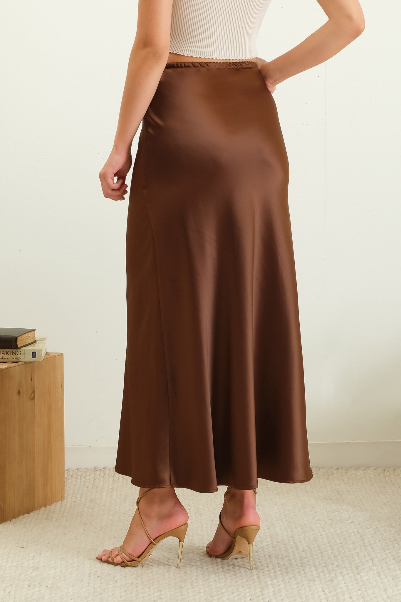 Luxe Satin Midi Slip