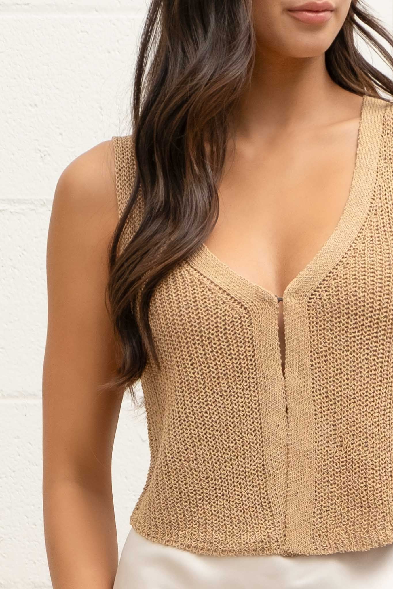 Knit Vest Tank Top